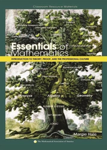 Essentials of Mathematics: Introduction to Theory, Proof, and the Professional Culture (Mathematical Association of America Textbooks)