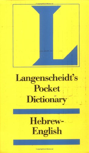Langenscheidt's Pocket Hebrew Dictionary
