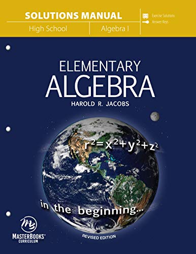 Elementary Algebra (Solutions Manual)