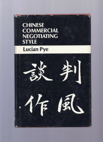 Chinese Commercial Negotiating Style