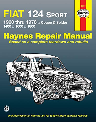 Fiat 124 Sport Coupe & Spider (68-78) Haynes Repair Manual