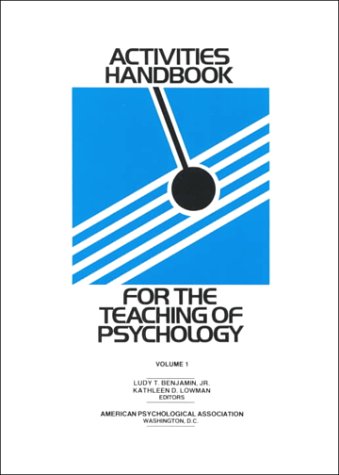 Activities Handbook for the Teaching of Psychology