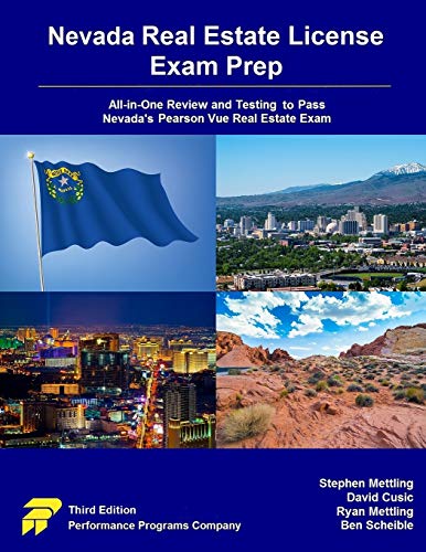 Nevada Real Estate License Exam Prep: All-in-One Review and Testing to Pass Nevada's Pearson Vue Real Estate Exam