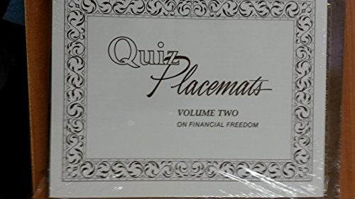 Men's Manual, Vol. 2 / Quiz Placemats on Financial Freedom, Vol. 2