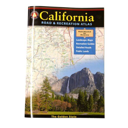 California Road & Recreation Atlas: Landscape Maps, Recreation Guides, Detailed Roads, GPS Grids (Benchmark Maps)