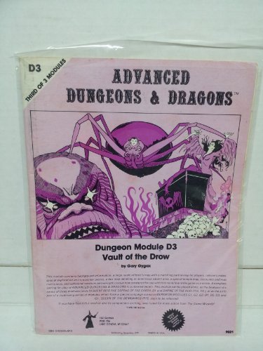 Dungeon Module D3 - Vault of the Drow (Adv. Dungeons & Dragons, D3)