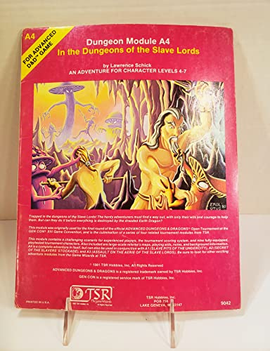 Advanced Dungeons and Dragons: Dungeon Module A4, In the Dungeons of the Slave Lords