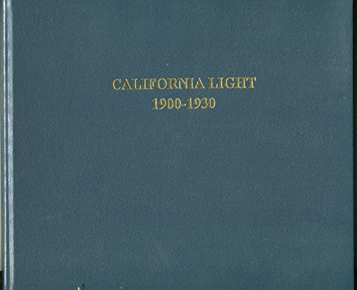 California Light, 1900-1930