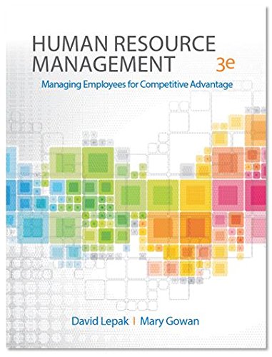 Human Resource Management, third edition
