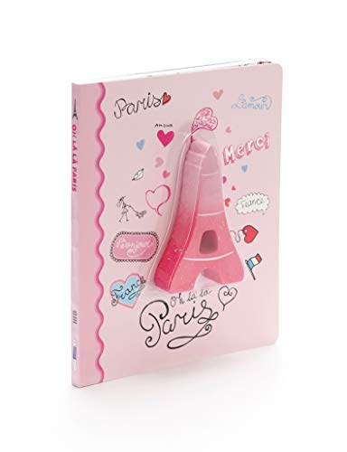 Oh La La Paris! - Activity Journal for Girls Age 8+ - with Squishy Eiffel Tower Toy
