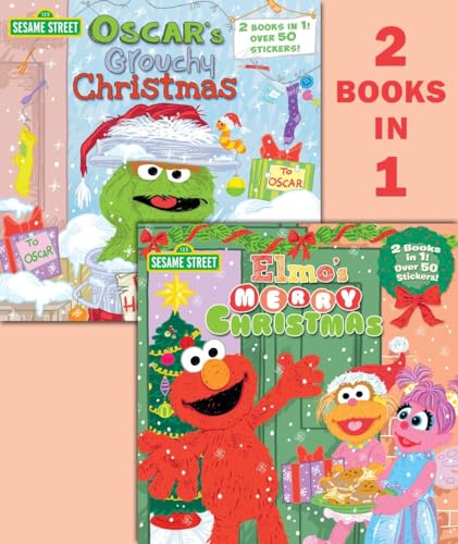Elmo's Merry Christmas/Oscar's Grouchy Christmas (Sesame Street) (Pictureback(R))