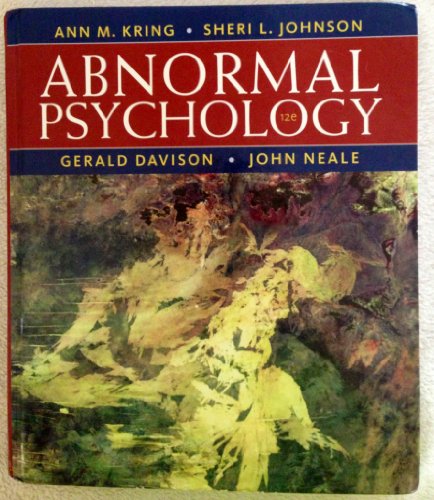 Abnormal Psychology, 12th Edition