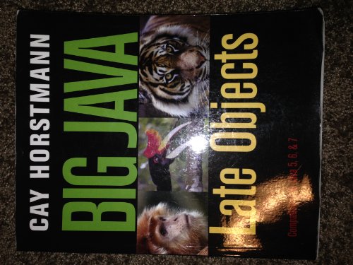 Big Java: Late Objects
