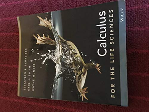 Calculus for The Life Sciences