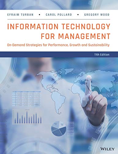 Information Technology for Management: On-Demand Strategies for Performance, Growth and Sustainability