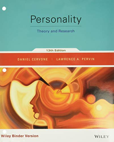 Personality: Theory and Research