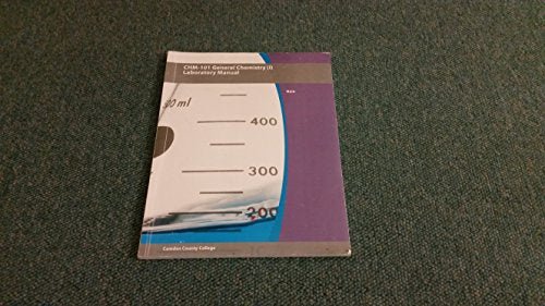 Chm-101 General Chemistry (I) Laboratory Manual