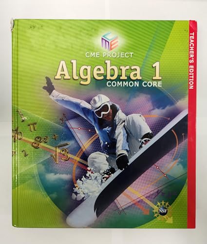 CME Project Algebra 1 Common Core Teacher's Edition