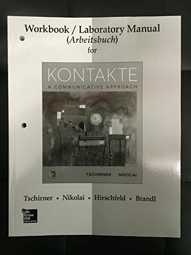 KONTAKTE-ARBEITSBUCH-WORKBOOK/LAB.MAN.