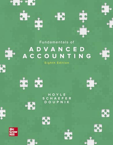Loose Leaf for Fundamentals of Advanced Accounting