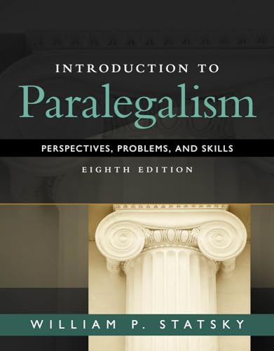 Introduction to Paralegalism: Perspectives, Problems and Skills (MindTap Course List)