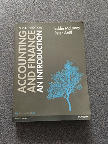 Accounting & Finance: An Introduction