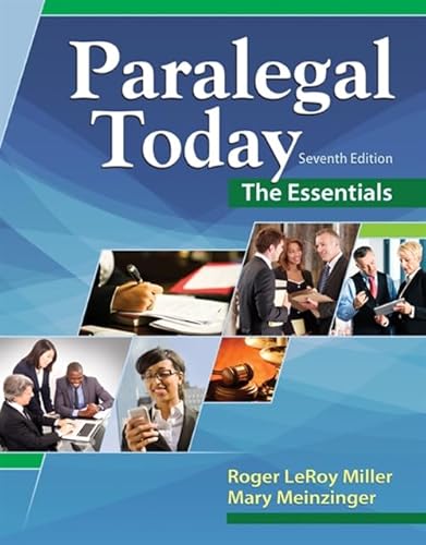 Paralegal Today: The Essentials (MindTap Course List)