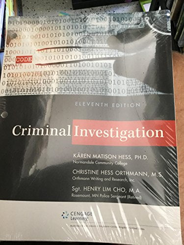 Criminal Investigation, Loose-leaf Version