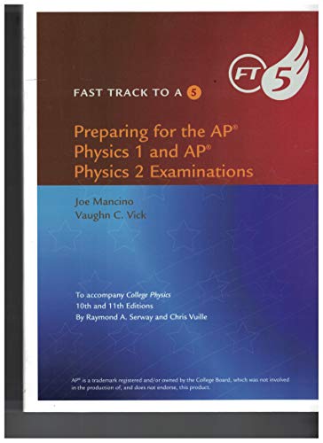 K12HS FAST TRACK TO 5 COLLEGEPHYSICS, 11th Edition, 2018