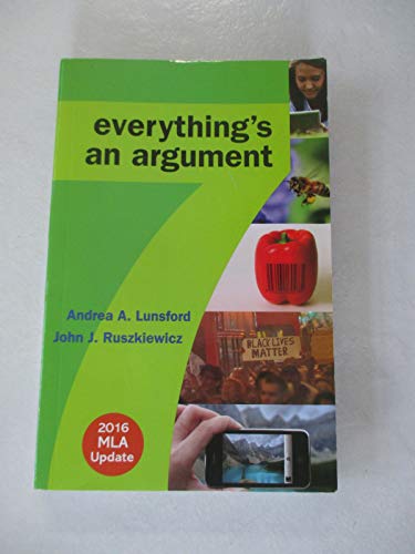 Everything's an Argument with 2016 MLA Update