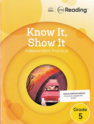 Know It Show It Grade 5 (Into Reading Vrs1)