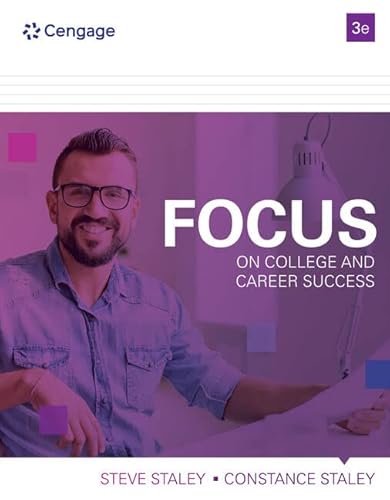 FOCUS on College and Career Success (MindTap Course List)