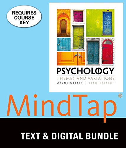 Bundle: Psychology: Themes & Variations, Loose-leaf Version, 10th + MindTap Psychology, 1 term (6 months) Printed Access Card
