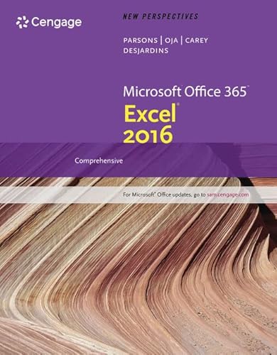 Microsoft Office 365 & Excel 2016: Comprehensive (New Perspectives)