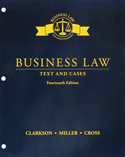Bundle: Business Law: Text and Cases, Loose-Leaf Version, 14th + MindTap Business Law, 1 term (6 months) Printed Access Card