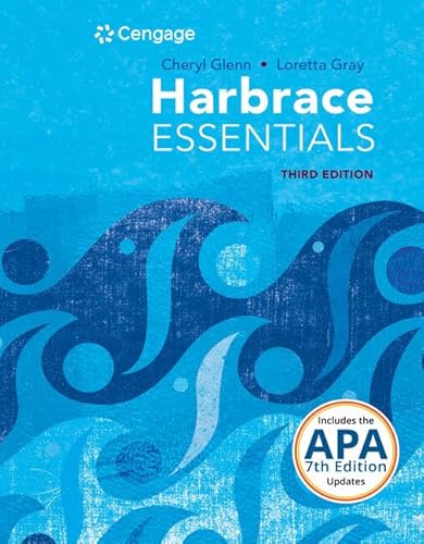 Harbrace Essentials (w/ MLA9E Updates) (MindTap Course List)