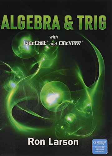 Algebra & Trig with CalcChat and CalcView