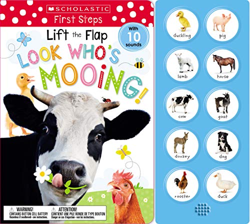 Look Who's Mooing! Lift the Flap: Scholastic Early Learners (Sound Book)