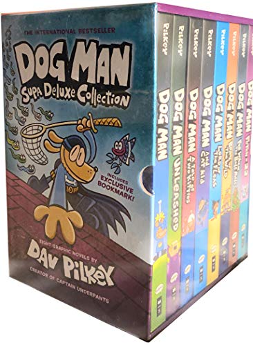 Dog Man Supa Deluxe Collection - Eight Graphic Novels