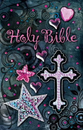 Holy Bible: International Children's Bible Black Sequin