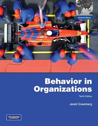 Behavior in Organizations.