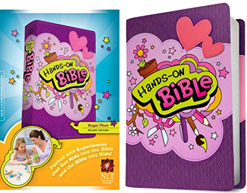 Hands-On Bible NLT (LeatherLike, Plum)