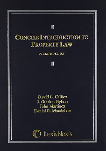 Concise Introduction to Property Law