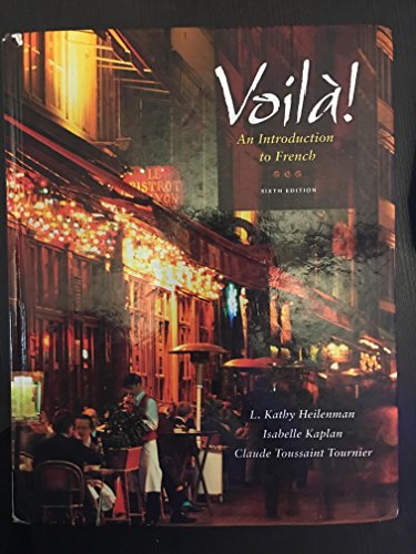 Voila!: An Introduction to French (with Audio CD) (World Languages)