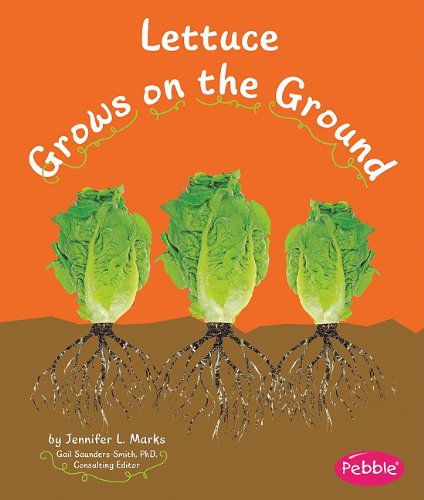 Lettuce Grows on the Ground (Pebble Books: How Fruits and Vegetables Grow)