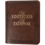 His Footsteps, My Pathway - One-minute Devotionals (Leathersoft)