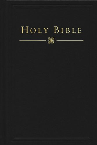 HCSB Pew Bible, Black Printed Hardcover