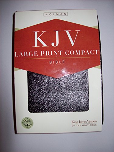 HOLMAN KJV King James Version Large Print Compact Bible 4x6x1.25