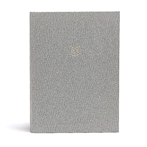CSB She Reads Truth Bible, Gray Linen Cloth Over Board, Indexed, Black Letter, Full Color Design, Wide Margins, Notetaking Space, Devotionals, Reading Plans, Easy to Read Bible Serif Type