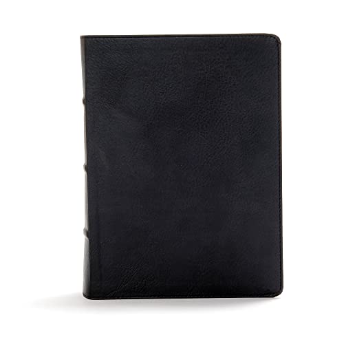 CSB Study Bible, Black Deluxe LeatherTouch, Red Letter, Study Notes and Commentary, Illustrations, Articles, Word Studies, Outlines, Timelines, Easy-to-Read Bible Serif Type